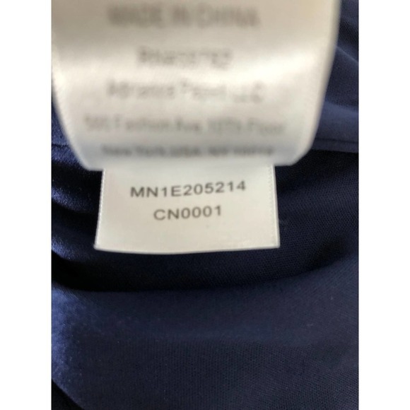 Aidan Mattox Draped Dress V Neck Sleeveless  Metallic 2 - Picture 11 of 14